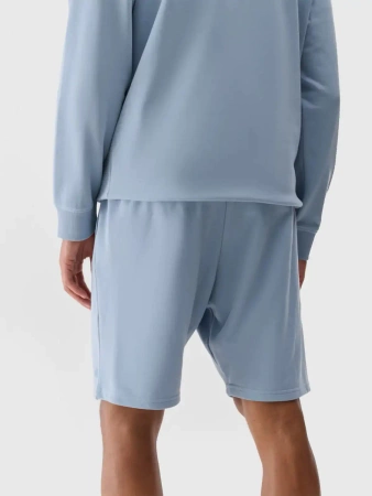 Spodenki dresowe męskie 4FWSS25TSHOM571 jasny niebieski