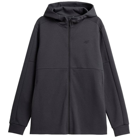 Bluza Męska Rozpinana z kapturem 4F H4Z21-BLM010 ŚREDNI SZARY