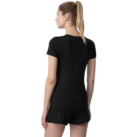Krótkie Spodenki Damskie Sportowe Treningowe 4F H4L22 SKDF350 czarne
