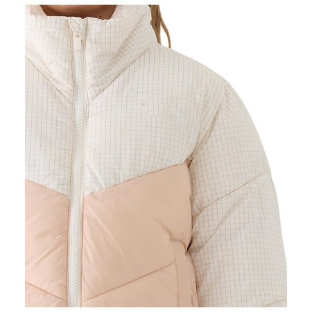 Kurtka puchowa dziecięca 4FJWAW25TDJAF614 kremowa