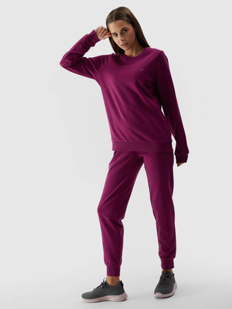 Bluza damska wkładana przez głowę 4FWSS24TSWSF0954 fiolet