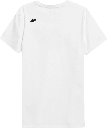 Koszulka Męska 4F biała 4FAW23TTSHM0877