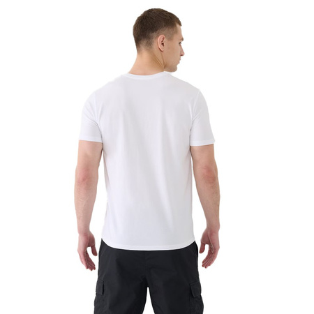 Koszulka męska t-shirt 4F 4FWSS25TTSHM2003 biały