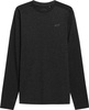 Koszulka z długim rękawem Longsleeve Męski 4F SS23TLONM078 ciemny szary