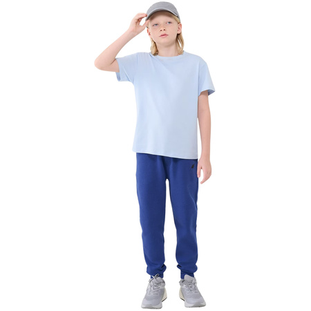 Koszulka chłopięca t-shirt 4FJWSS25TTSHM2324 niebieski