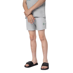 Krótkie Spodenki Szorty Dziecięce 4F JSS23-UBDSM018 jasny szary