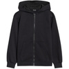 Bluza dresowa rozpinana z kapturem chłopięca 4FJWMM00TSWSM1859 czarny