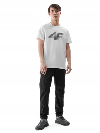 T-shirt koszulka męska 4F 4FWMM00TTSHM2257 biały