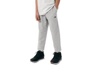 Spodnie Dresowe Chłopięce 4F HJZ22 JSPMD001 szare