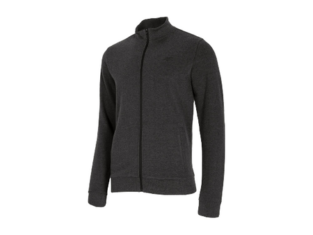Bluza Męska z suwakiem 4F H4Z22 BLM351 ciemny szary