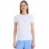 Damski t-shirt koszulka basic 4F 4FWMM00TTSHF2255 biały