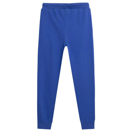 Spodnie Chłopięce Dresowe 4F JSS23TTROM131 kobalt