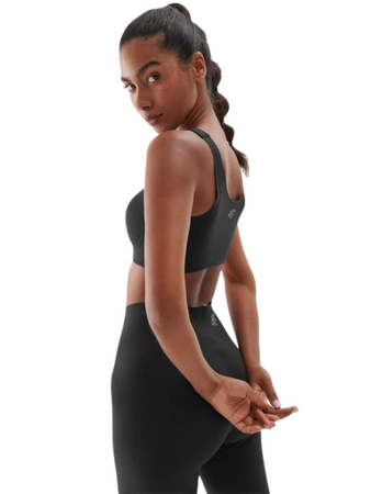 Biustonosz treningowy 4F 4FWAW24USBAF161 czarny