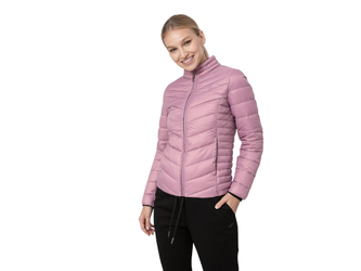 Kurtka Pikowana puchowa Damska 4F H4Z22 KUDP002 fioletowa