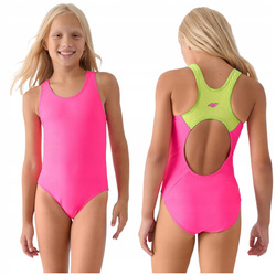 Kostium kąpielowy jednoczęściowy dziewczęcy 4F4FJWMM00USWSF074  fuksja