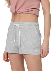 Krótkie Spodenki Dresowe Damskie 4F H4L22 SKDD350 szare