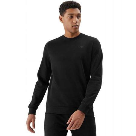 Bluza dresowa męska czarna 4F WSS24 TSWSM1181