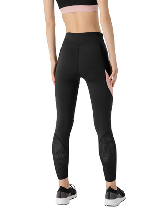 Legginsy Damskie Treningowe na siłownię 4F H4Z21-SPDF020 CZARNY