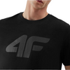 Koszulka Męska 4F czarna 4FAW23TTSHM0877