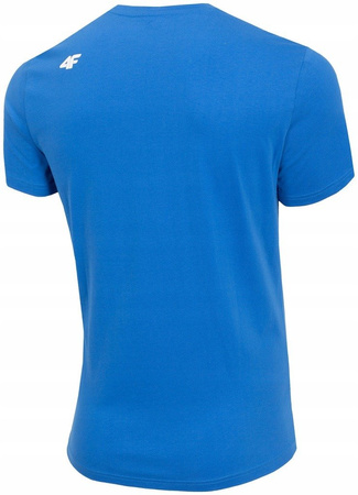 T-SHIRT MĘSKI 4F H4Z19-TSM012 NIEBIESKI