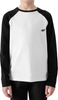 Bluzka dziecięca longsleeve chłopięcy 4FJWSS25TLONM420 biały