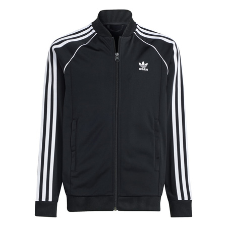 Bluza dresowa dziecięca adidas czarna IX7628