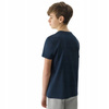 Koszulka chłopięca 4F 4FJWMM00TTSHM1627 granatowa