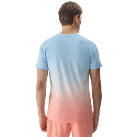 Koszulka męska tshirt 4FWSS24TTSHM1290 jasny niebieski