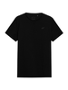 Koszulka T-shirt Męski gładki 4F czrany 4FSS23-TTSHM536