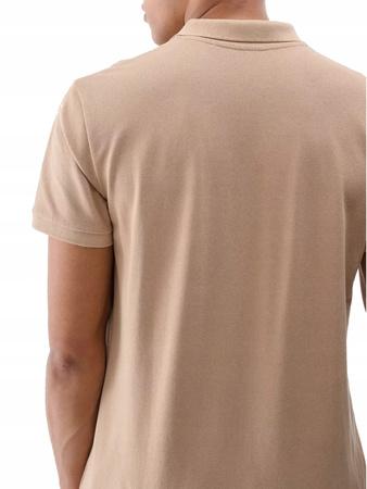 Koszulka męska polo 4FWSS25TPTSM407 beżowa