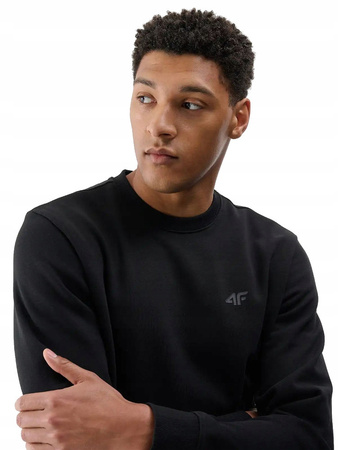 Bluza męska bez kaptura 4FWMM00TSWSM1767 czarny