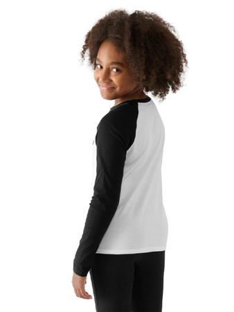 Longsleeve dziewczęcy 4F 4FJWAW24TLONF291 czarny