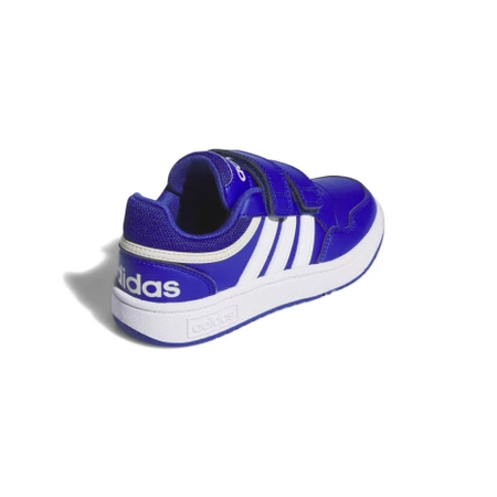 Buty dziecięce sportowe na rzepy adidas IH8013 HOOPS 3.0 niebieskie