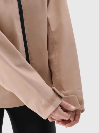 Kurtka techniczna damska 4F 4FWSS25TTJAF702 beż