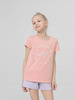 Koszulka dziewczęca 4F HJL22-JTSD003 różowa