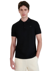 Koszulka męska polo 4FWMM00TPTSM366 czarny