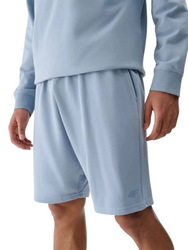 Spodenki dresowe męskie 4FWSS25TSHOM571 jasny niebieski