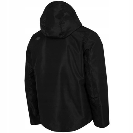 Męska Kurtka Przeciwdeszczowa H4L22-KUM001 membrana 5000 czarny