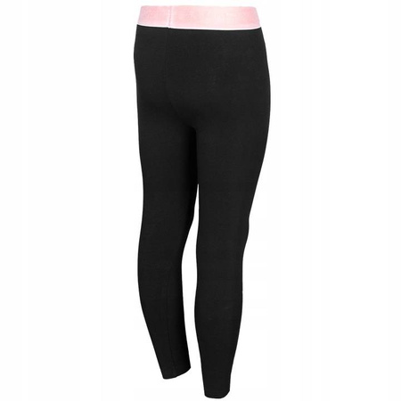 Legginsy Dziewczęce Bawełniane 4F HJL22-JLEG004 czarne