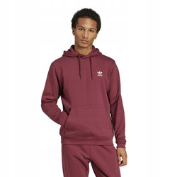 Bluza z kapturem męska adidas Trefoil ESSENTIALS JD2403 bordowa