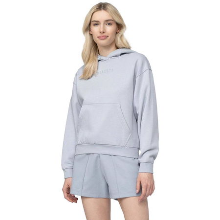 Bluza Damska 4F z kapturem H4L22 BLD031 niebieska