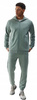 Bluza męska dresowa rozpinana z kapturem 4F WSS24-TSWSM1011 khaki