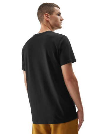 Koszulka Męska czarna 4FAW23TTSHM0951
