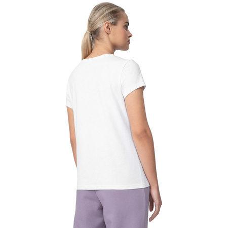 Koszulka T-shirt Damski 4F H4L22 TSD013 biały