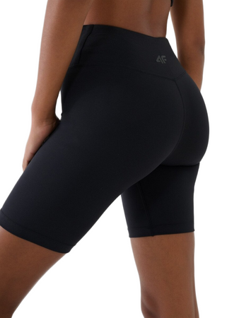 Legginsy krótkie treningowe damskie 4F 4FWMM00TFSTF080 czarne