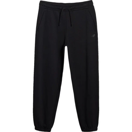 Spodnie dresowe joggery męskie 4F 4FWMM00TTROM1139 czarne