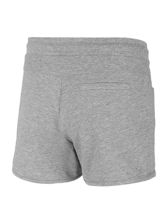 Krótkie Spodenki Dresowe Damskie 4F NOSH4-SKDD001 SZARE