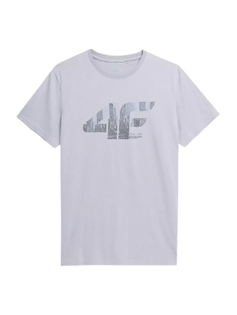 Koszulka Męska 4F jasny szary 4FSS23-TTSHM309