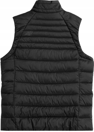 Bezrękawnik Damski Kamizelka Pikowana 4F H4Z21-KUDP001 CZARNY