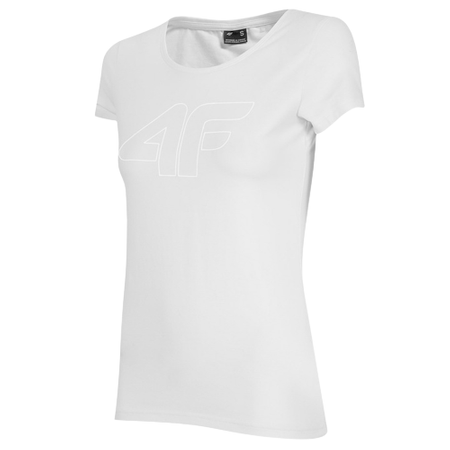 Koszulka T-shirt Damski 4F H4L22 TSD353 biały